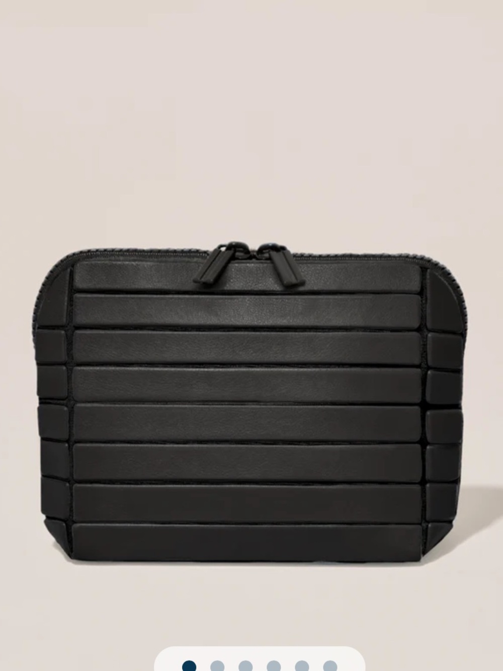 Parallelle Small Onyx Traveler makeup bag. New!